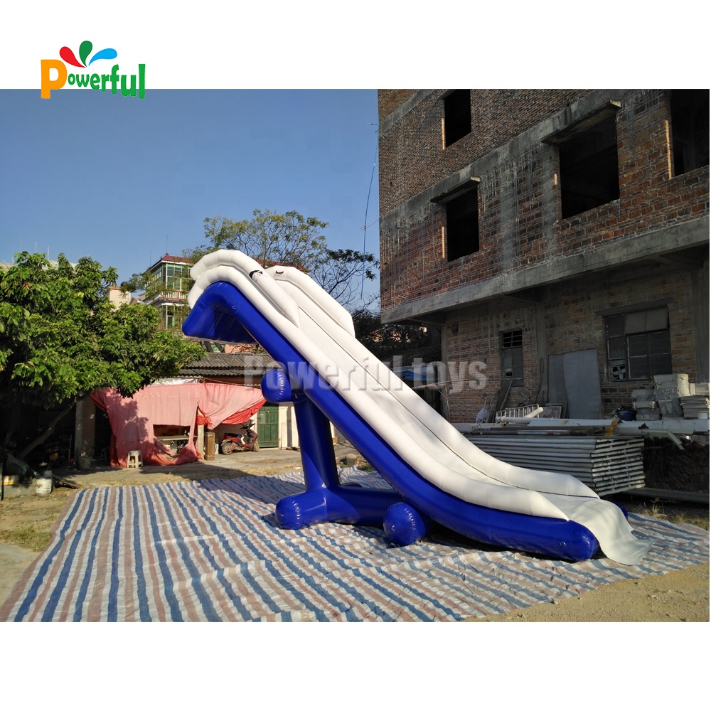Commercial customized size inflatable yacht water slip n slide