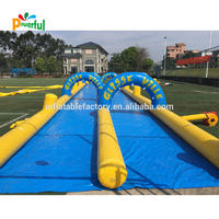 commercial inflatable water slip n slide for rental