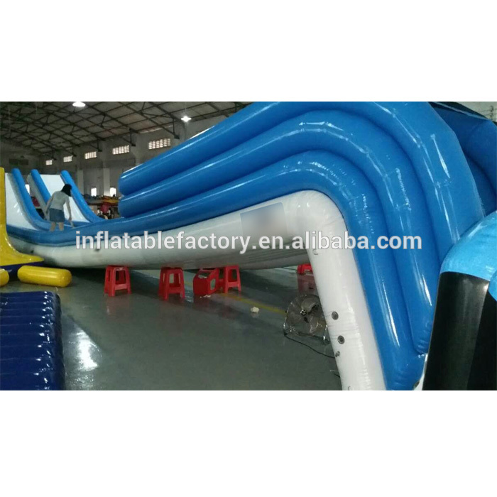 giant floating inflatable yacht slide water slide for sale
