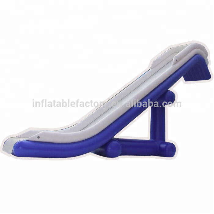 inflatable yacht boat water slide, inflatable dock slide for sale