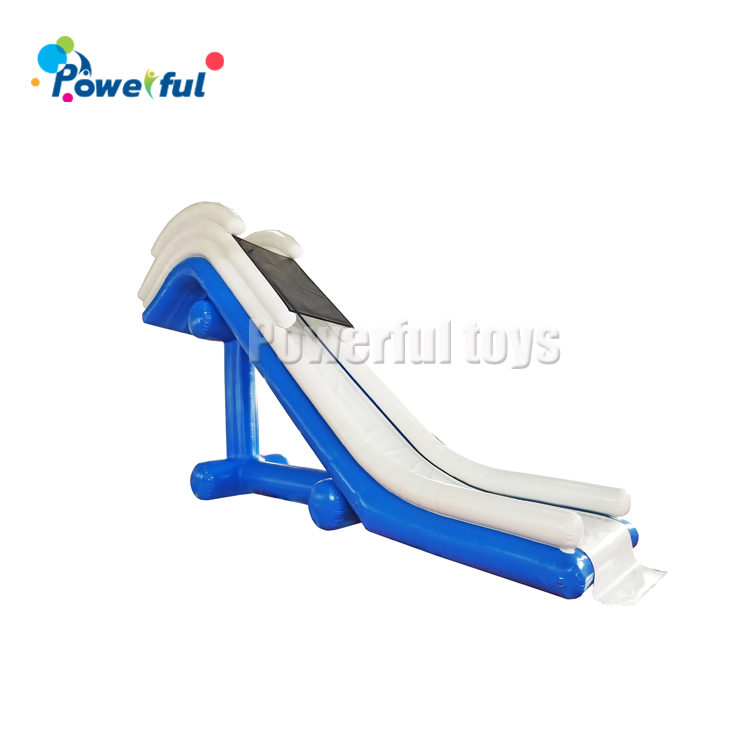 Factory priceinflatable water floating boat dockyacht slide