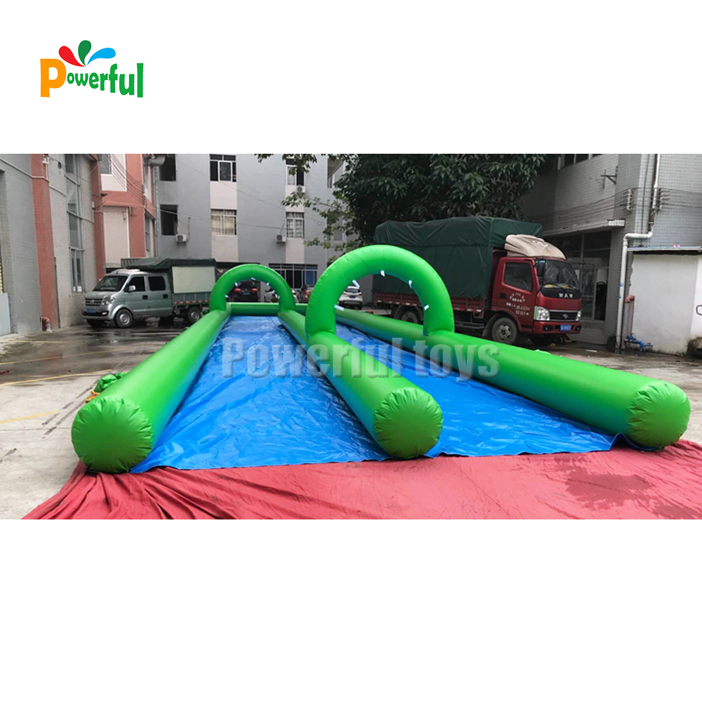 Customized size summer giant inflatable slip n slide with arches