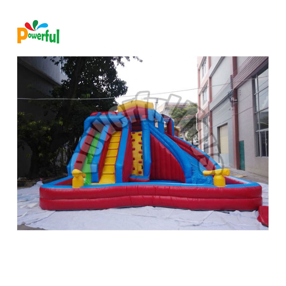 Hot sale blow up slide inflatable water bouncy slide