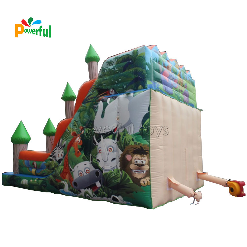 Children's toys inflatable slide for outdoor activities