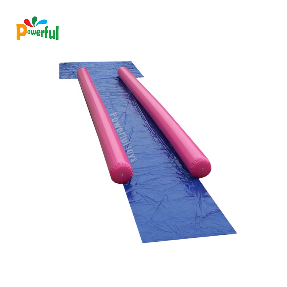 Jumping single slide, inflatable water slide for fun