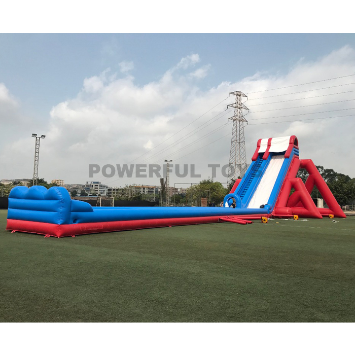 Factory price giant inflatable hippo water slip n slide for sales