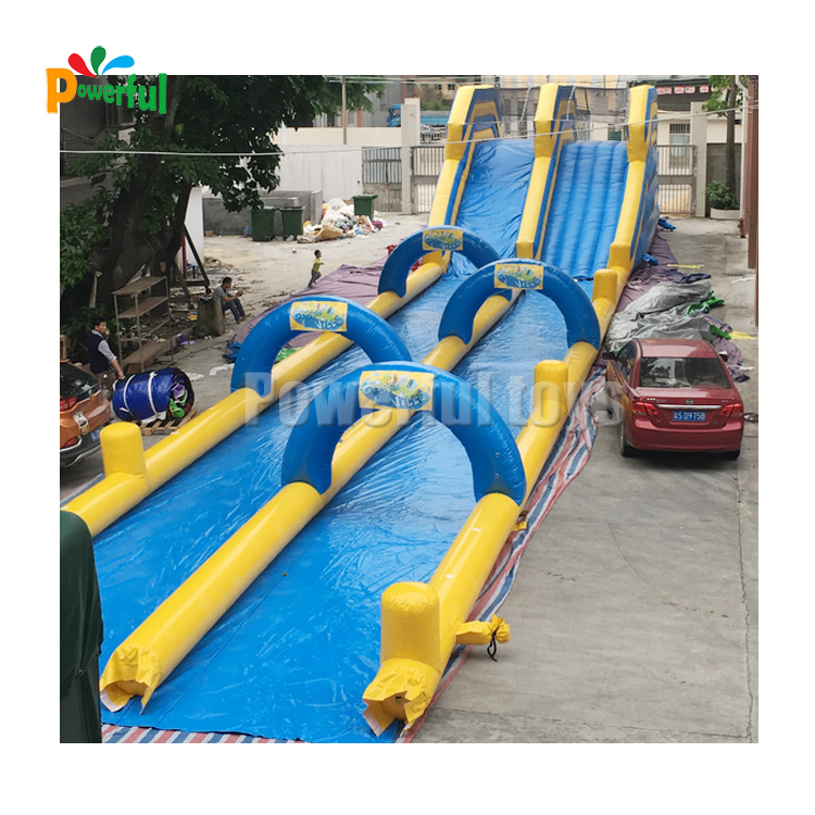 Quality assurancewaterslide inflatable toboggan water slide