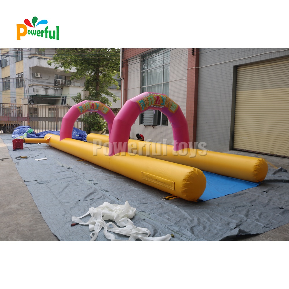 mini size water slide inflatable slip n slide for kids and adults