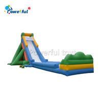 Huge 50m inflatable hippo water slide trippo slip and slide for adult