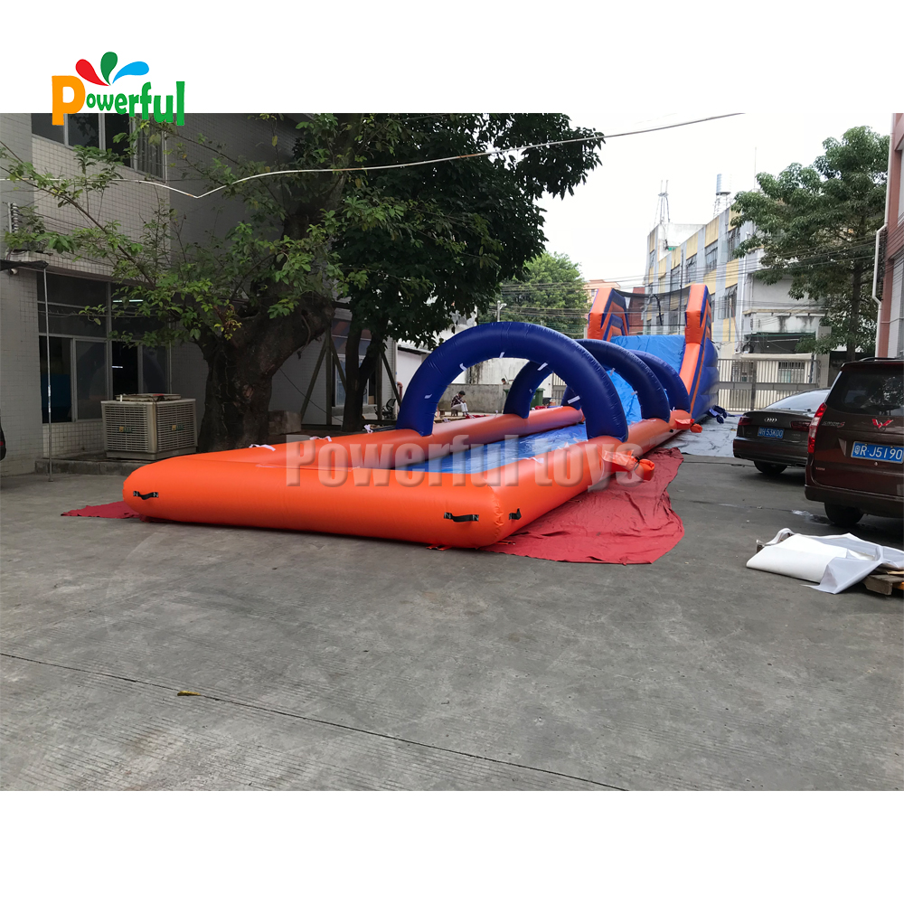 Hot sale 1000 ft/customized slip n slide inflatable water slide the city