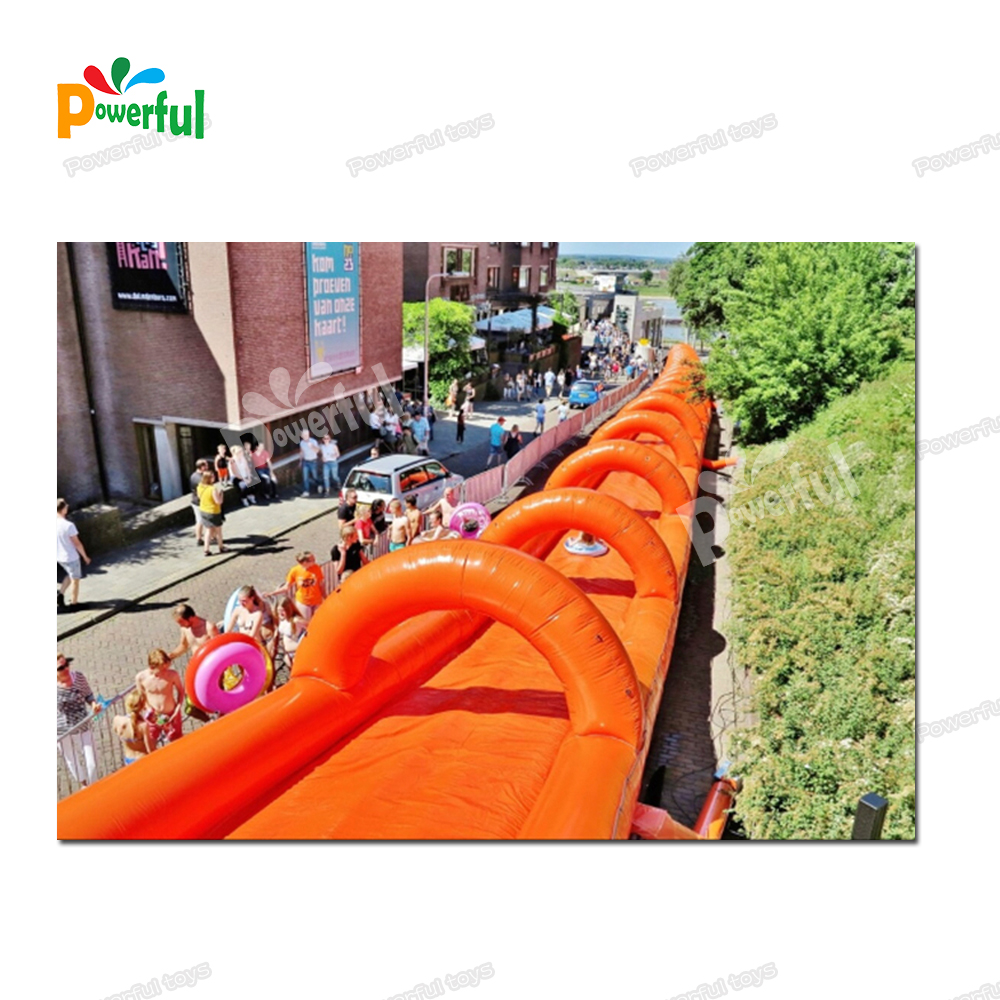 Hot sale pool water slide inflatable slide belly slide for kids and adults