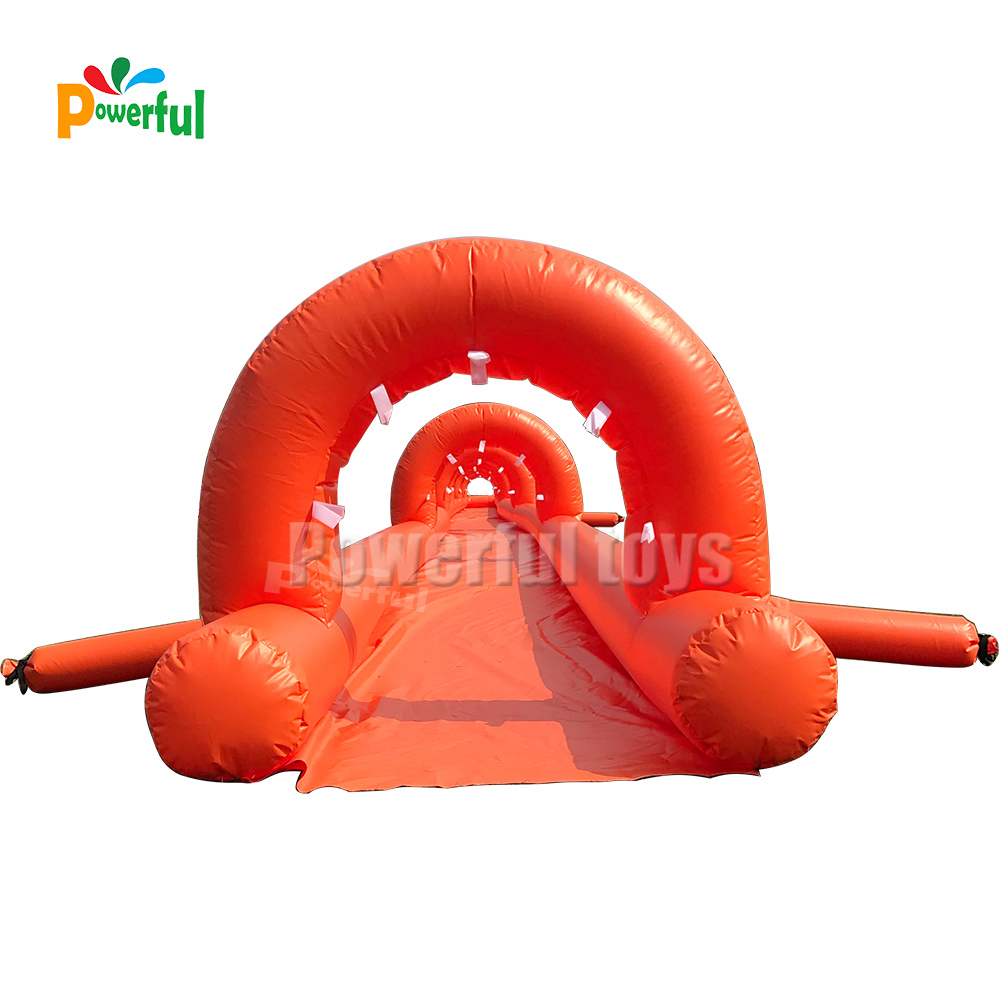 30 meters long inflatable nip slip on a water slide for sale