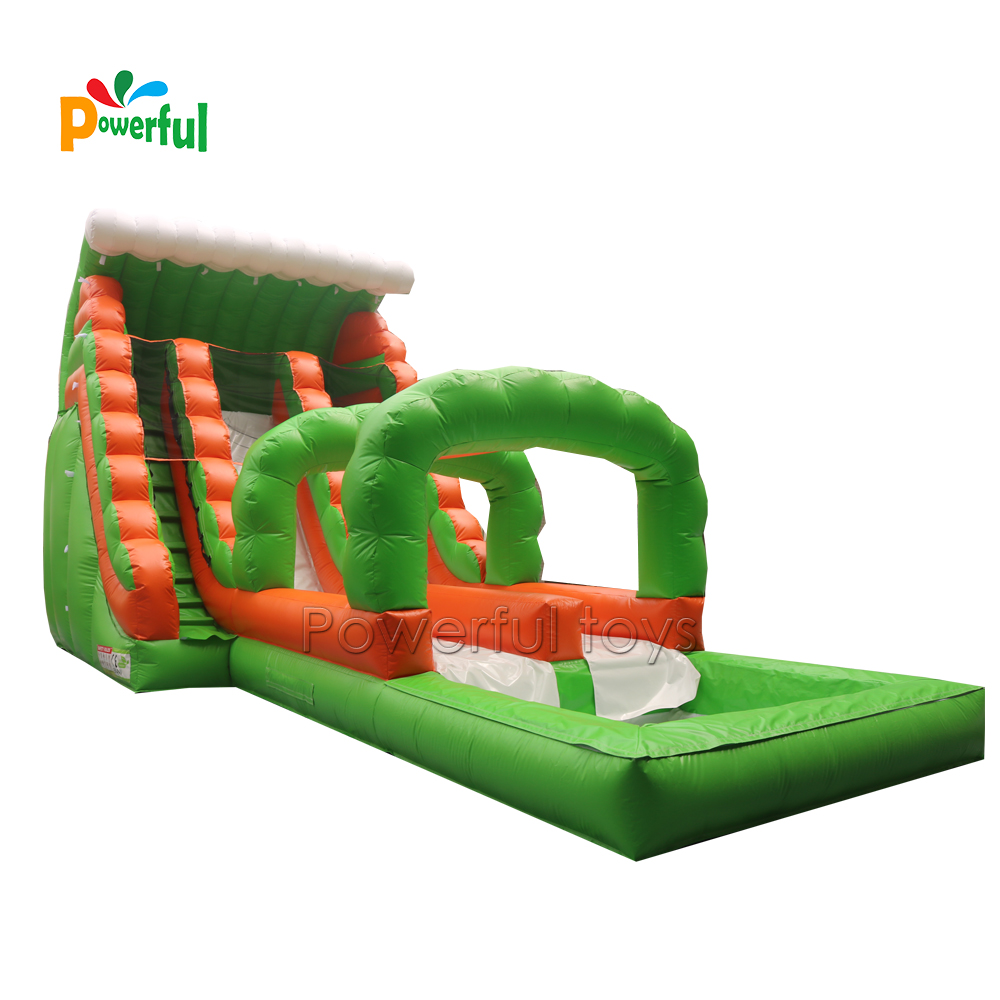 0.55mm PVC colorful bounce house inflatable water slide for sale