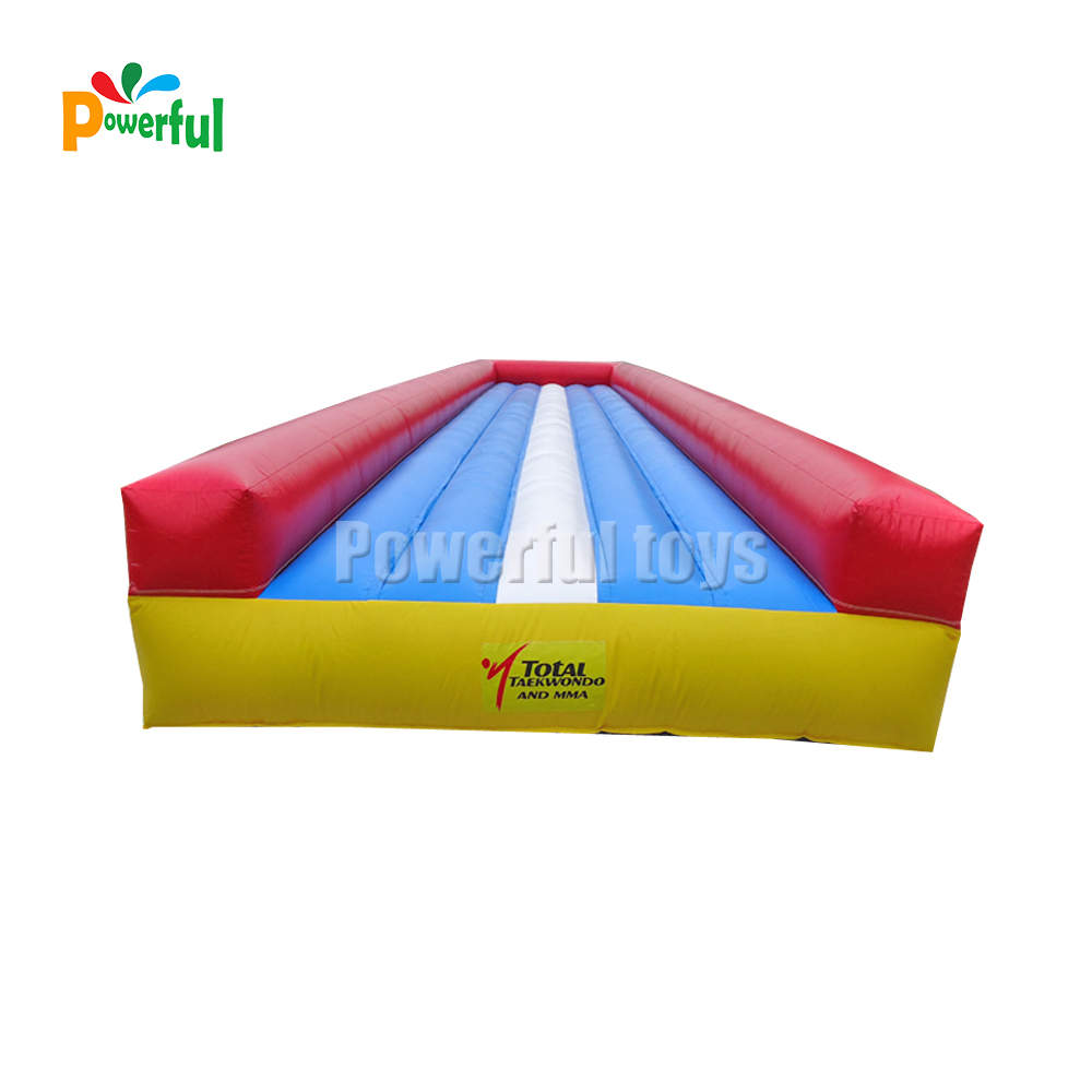 cheap simple inflatable water slide with inflatable base for amusement park
