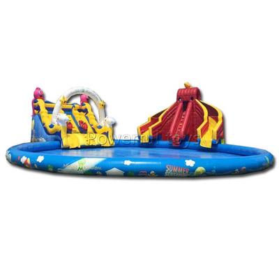 Customized Inflatable Water Pool Slide For Swimming Pool