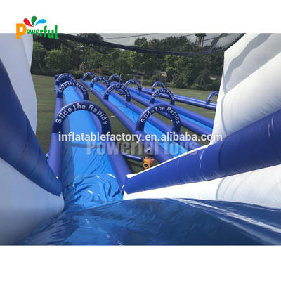 Giant inflatable city water slip n slide game