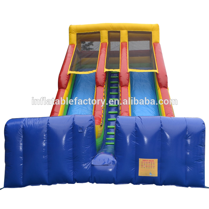 commercial grade inflatable dry water slide for kids and adults