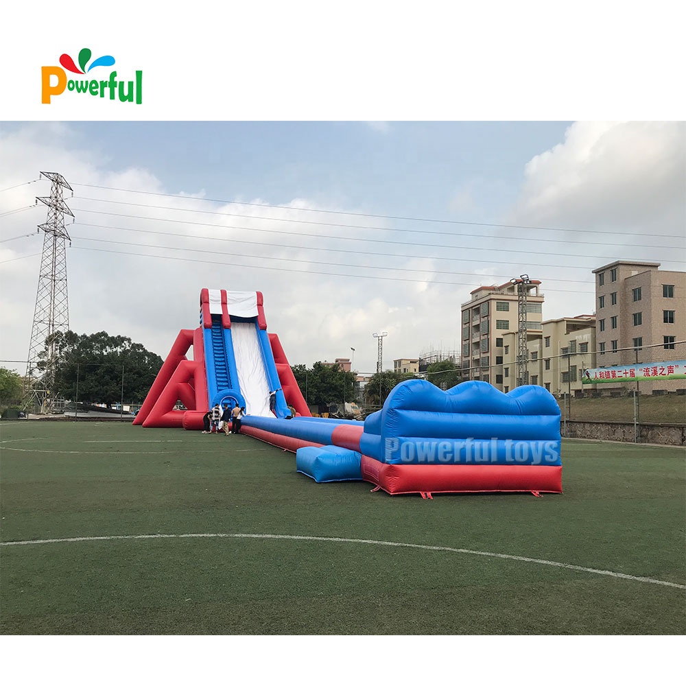 40m long big inflatable water slide for adults