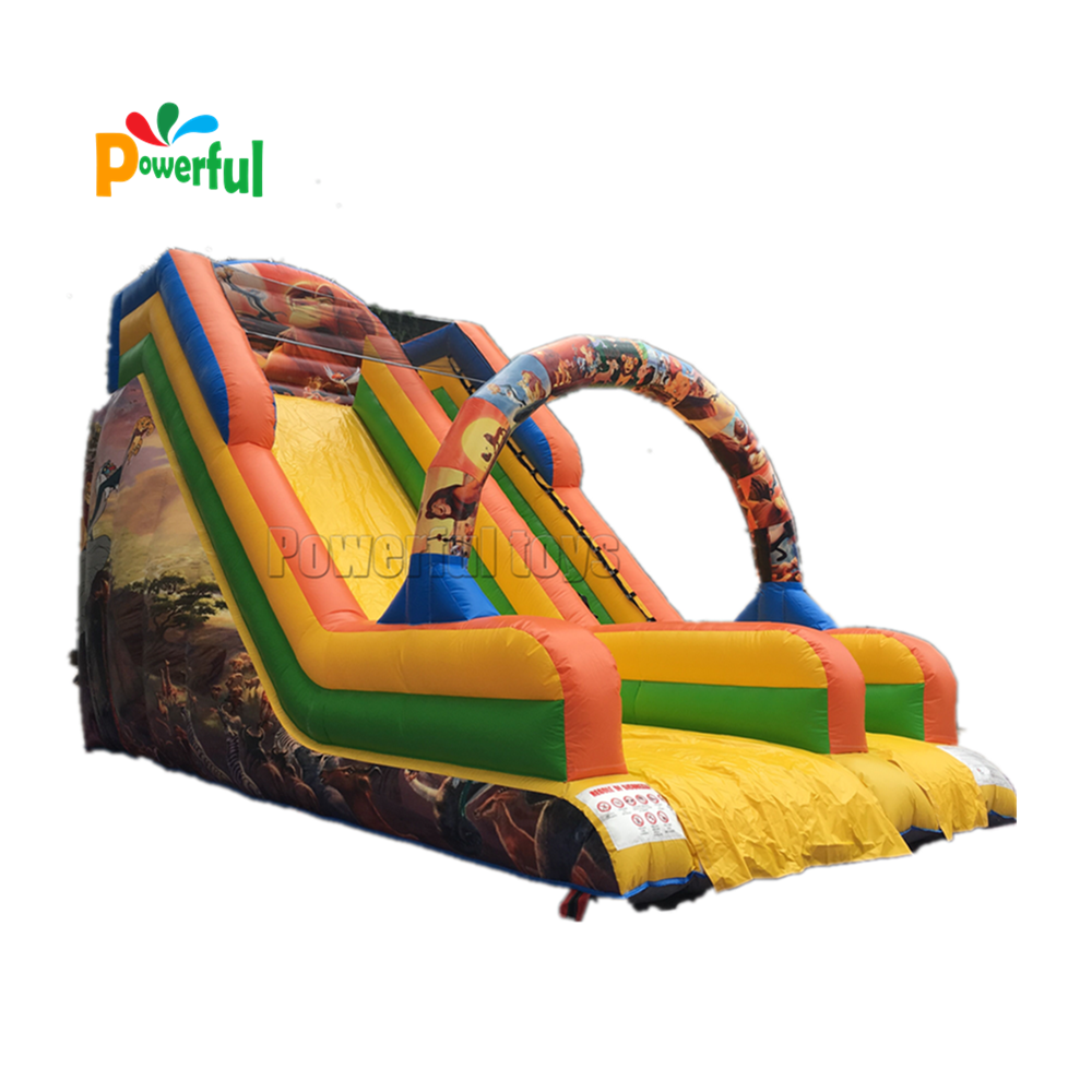 Newest inflatable jumping slide,huge inflatable dry slide for adult