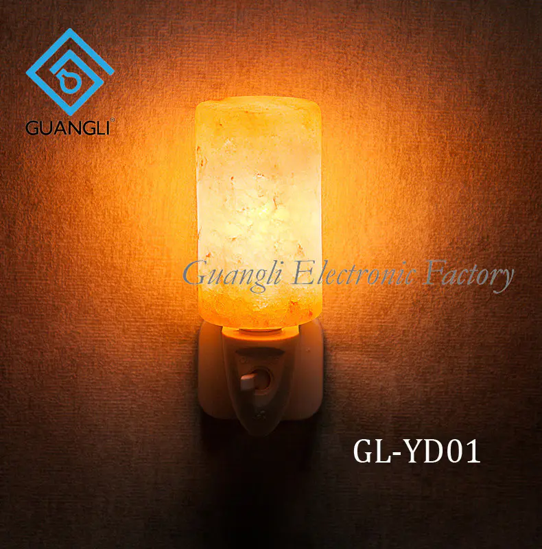 Rock Salt 7W Natural Crystal Himalayan Hand Carved Rock Salt Lamp Wall Lamp Light ETL CE SAA CB BS night light