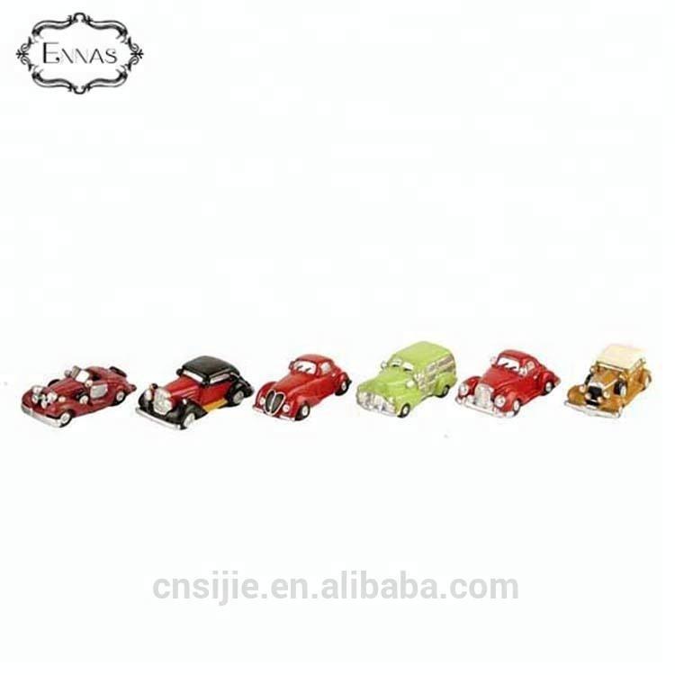 Economic and reliable resin mini antique model home decoration cars