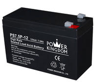 12V 7.5Ah rechargeable batteries deep cycle storage battery for UPS Alarm Solar system lift