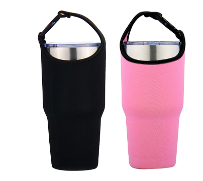 Custom Cup Bag Sport Water Bottle Cover Carrying Pouch Bag Buckle Bottle Handle Carrier Heat Insulation Water Mug Bag