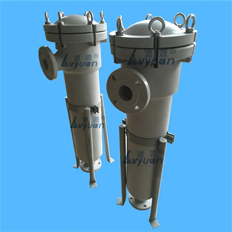 Industrial chemical filter polypropylene plastic PP filter housing for plating bag filters