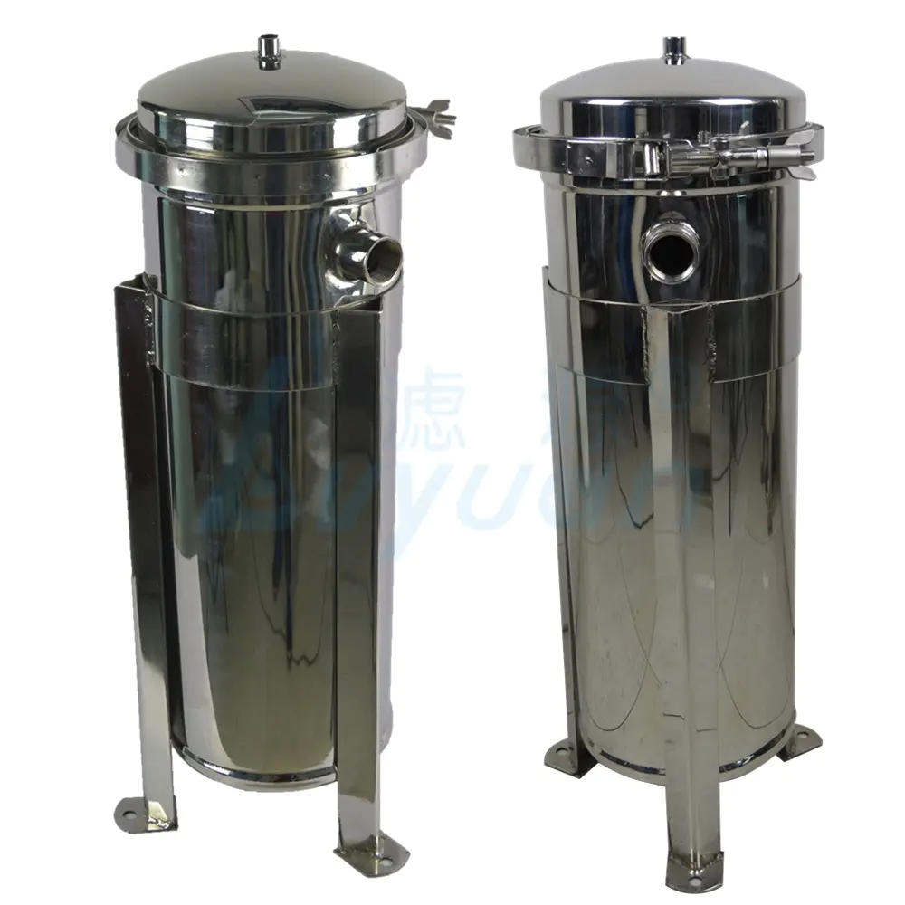 big bag filter 1 micron 20 micron stainless steel housing for syrup/milk/beer filtration