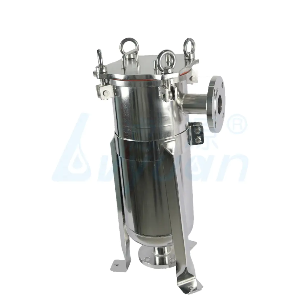 high flow ss filter housing/ Stainless Steel 304 316 Bag Filter Housing for industrial water filter