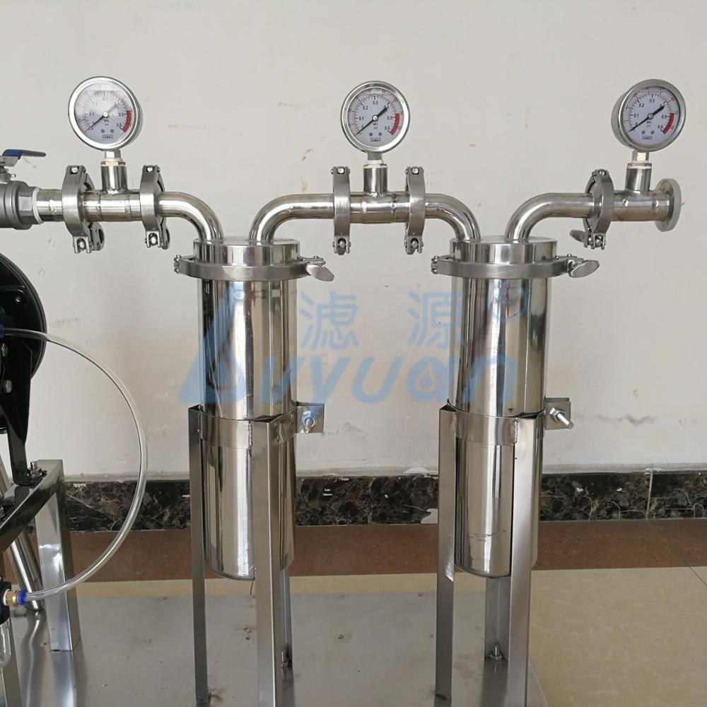 Removable water bag filter machine for pre water filtration
