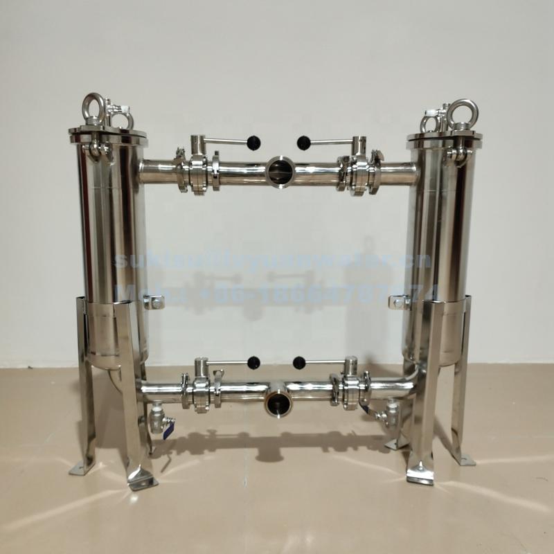 Manufacture Single/Duplex Stainless Steel Bag Filter Housing for Water filtration Treatment