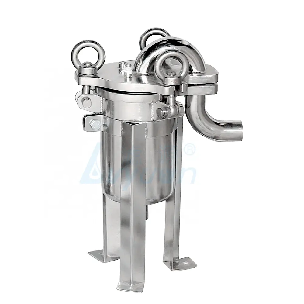 ss304 ss316 factory price singlefilter bag food grade water bag filter housing for industrial water filtration