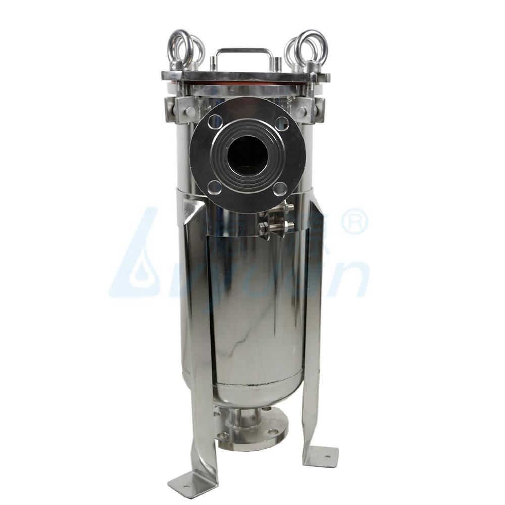ss304 Stainless Steel Bag Filter Housing 150 Psi with single pp/ss/pe filter bag