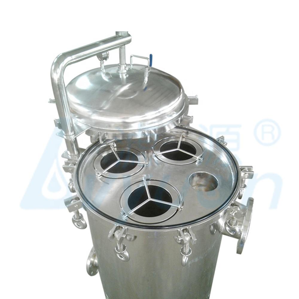 High Flow Quick Open multi Bag Filter Housing with 5 micron filter bag for water filtration