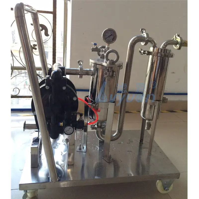 Customized Device Sanitary Stainless Steel Liquid Filter with 1/2/3/4/5 Stages Cartridge/Bag Purification