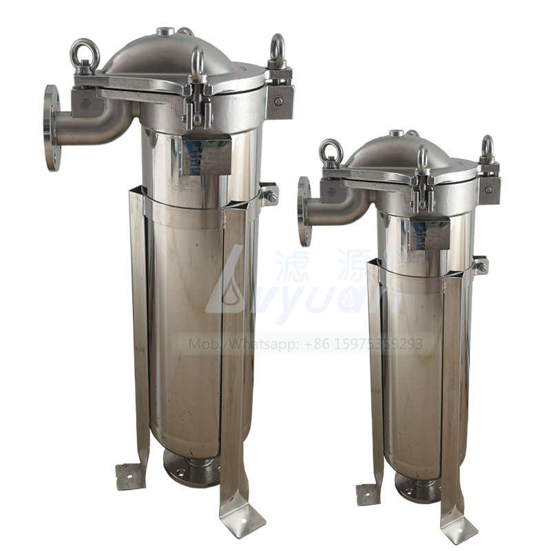Low cost SS water housing filter/stainless steel bag filter housing for industry water/liquid/beverage treatment