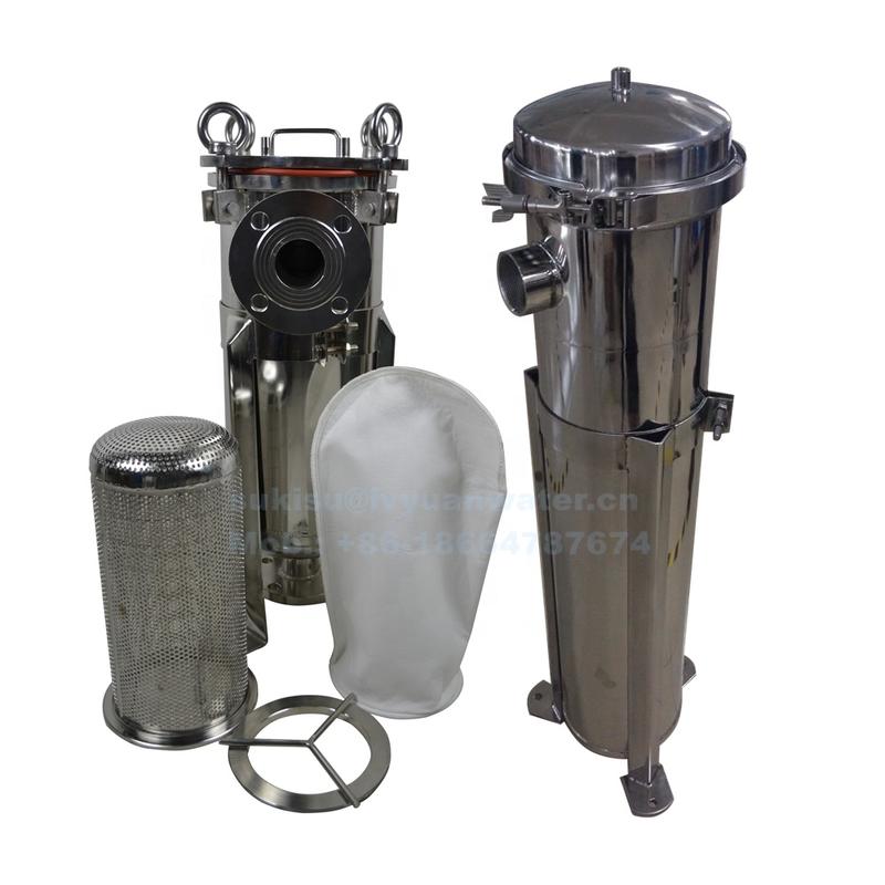 Guangzhou Price stainless steel industrial filter housings filter Bag Filter Vessel for water/beer/wine/juice filtration
