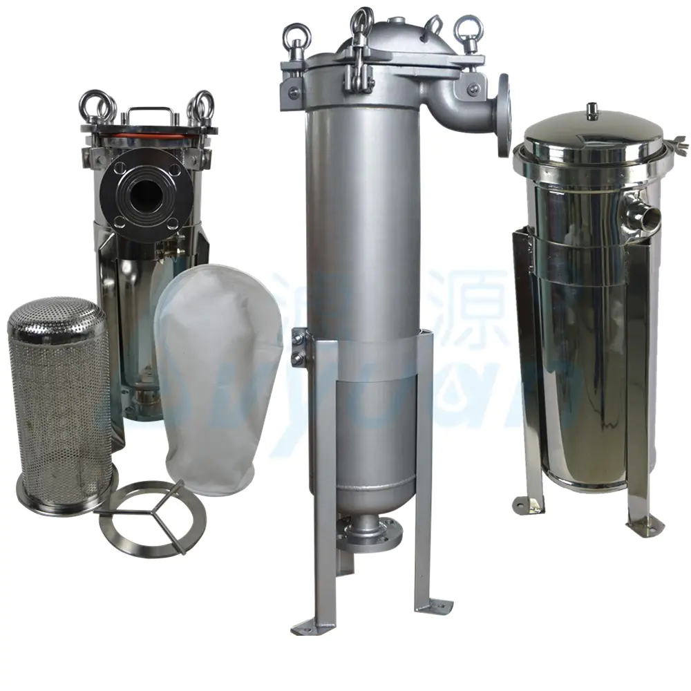 Ss Single Bag Filter Housing/316 Stainless Steel filter strainer for Industrial Liquid Filtration