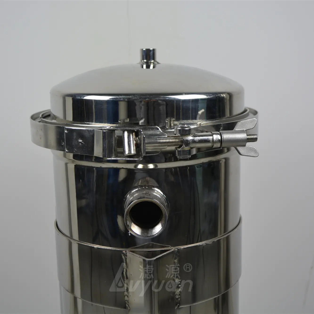 ss304 ss316 food grade water bag filter stainless steel bag filter housing for liquid filtration