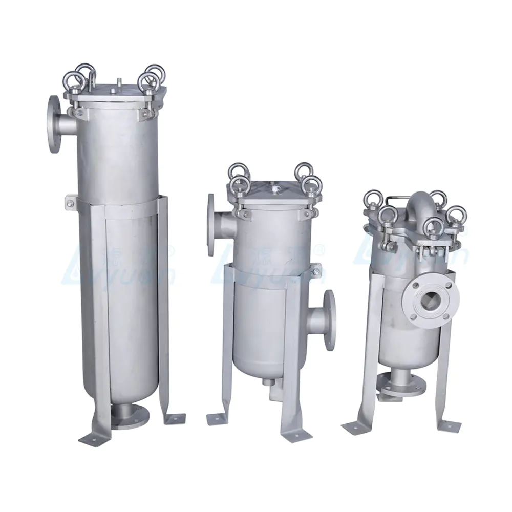 liquid milk juice beverage filtration stainless steel bag filter housing ss 304 316L bag filter housing