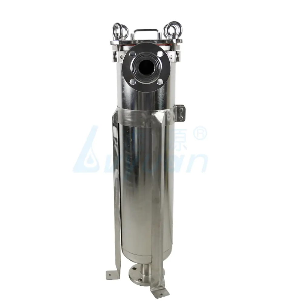ss304 ss316 industrial water bag filter housing/bag filter for pharmaceutical liquid filtration