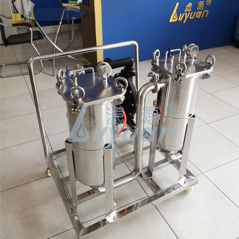 Industrial SS304/316L Stainless Steel beer food milk wine liquid filtration system
