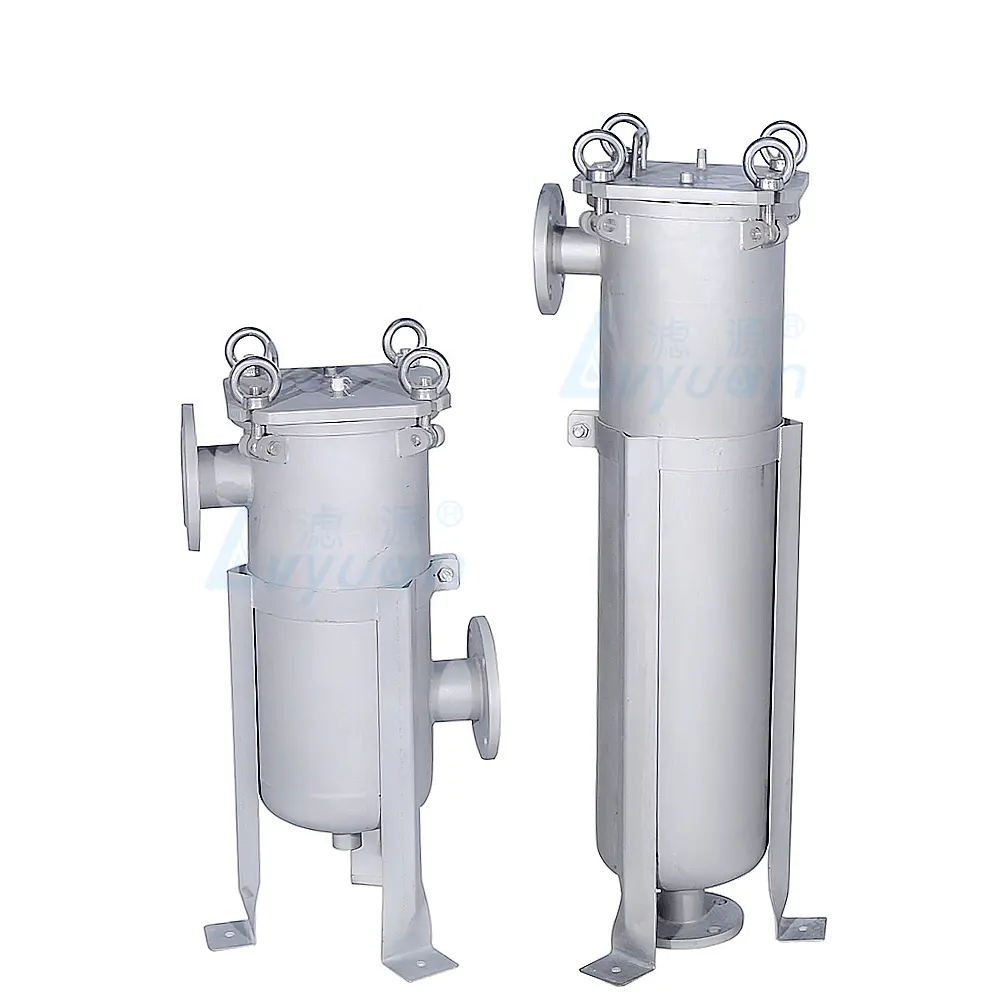liquid milk juice beverage filtration stainless steel bag filter housing ss 304 316L bag filter housing