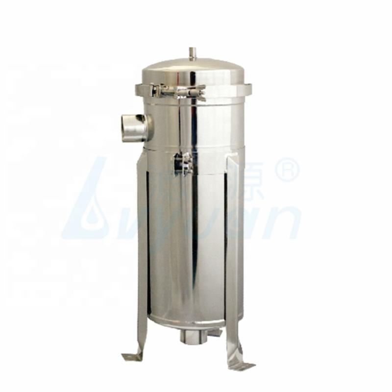 ss304 Bag Filter Housing 100 Psi with 1 micron water single-bag filter Stainless Steel housing for water treatment