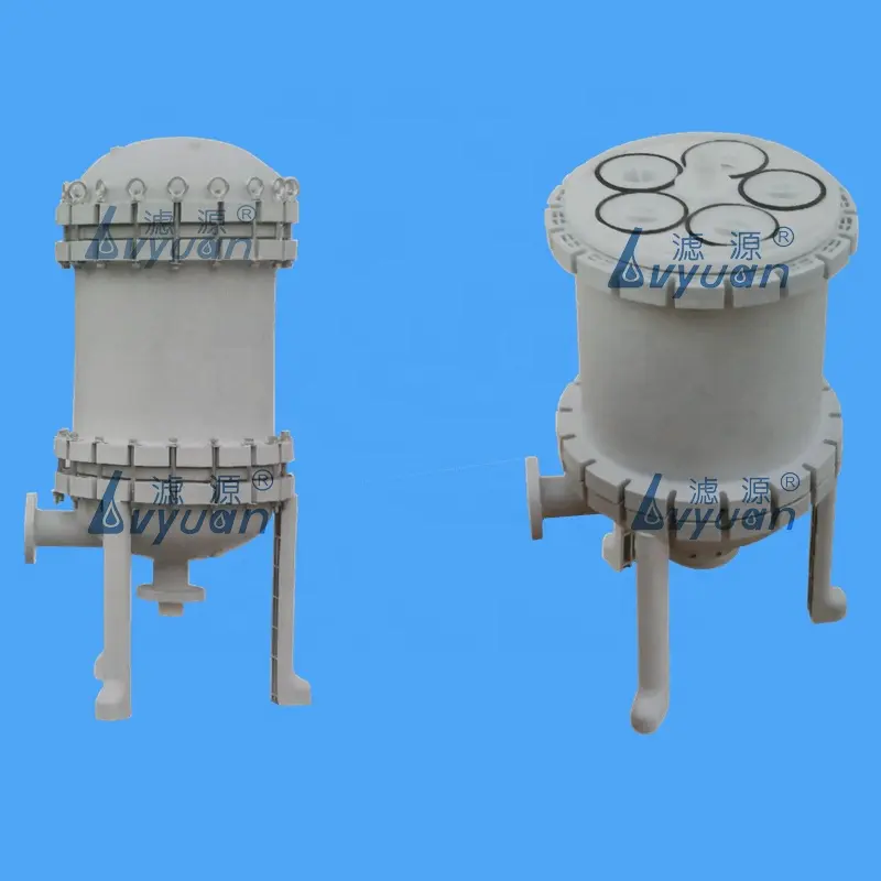 Industrial chemical filter polypropylene plastic PP filter housing for plating bag filters