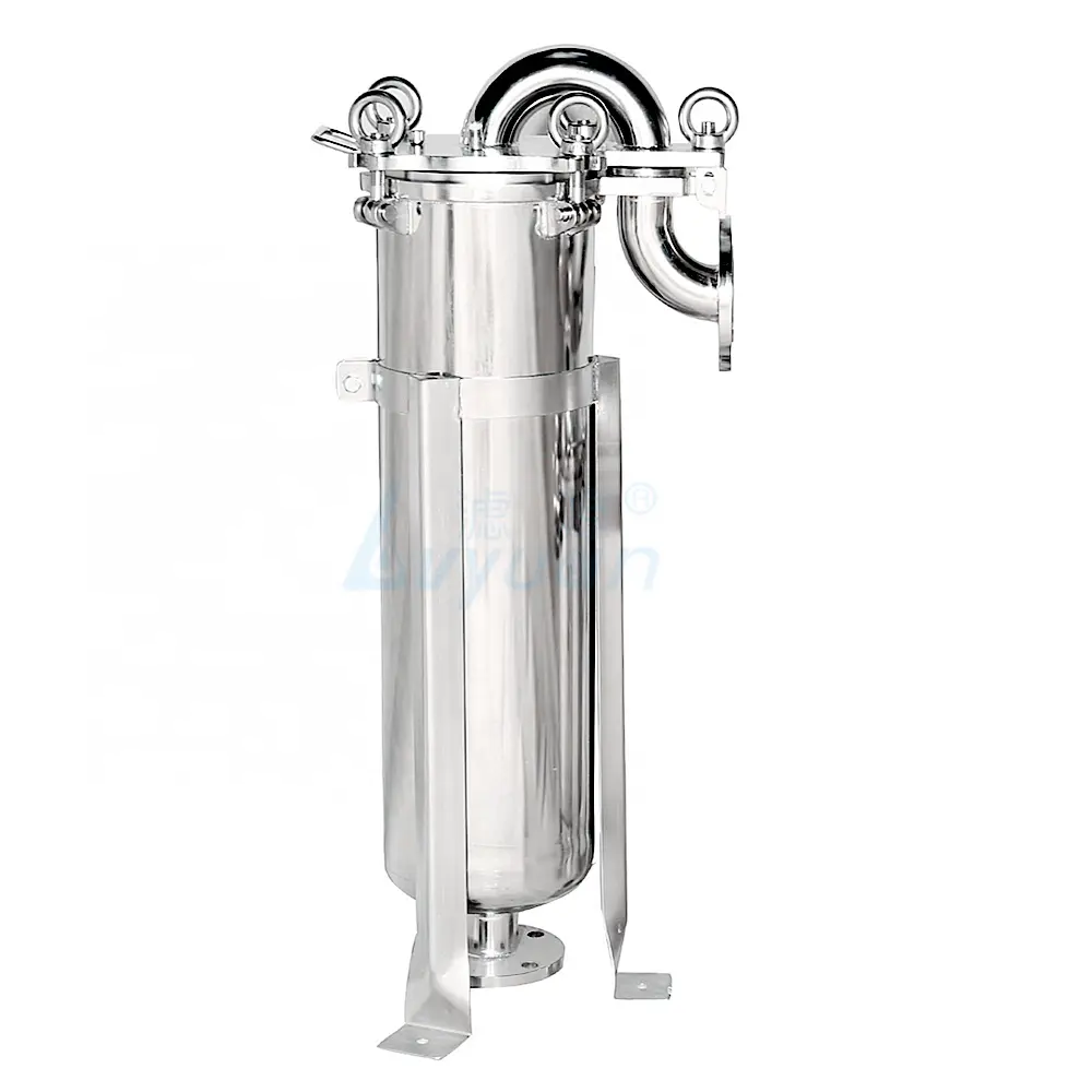 ss304 ss316 factory price singlefilter bag food grade water bag filter housing for industrial water filtration