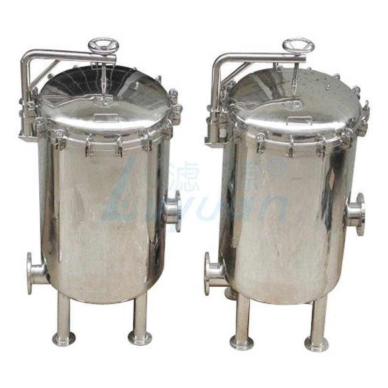 304 316 stainless steel multi bag filter housing for industrial water treatment