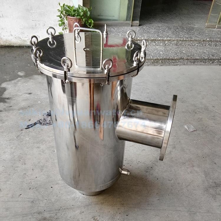 Flanged Basket Strainer with stainless steel strainer basket wire mesh 80 100 200 300 400 um micron Industrial China Factory