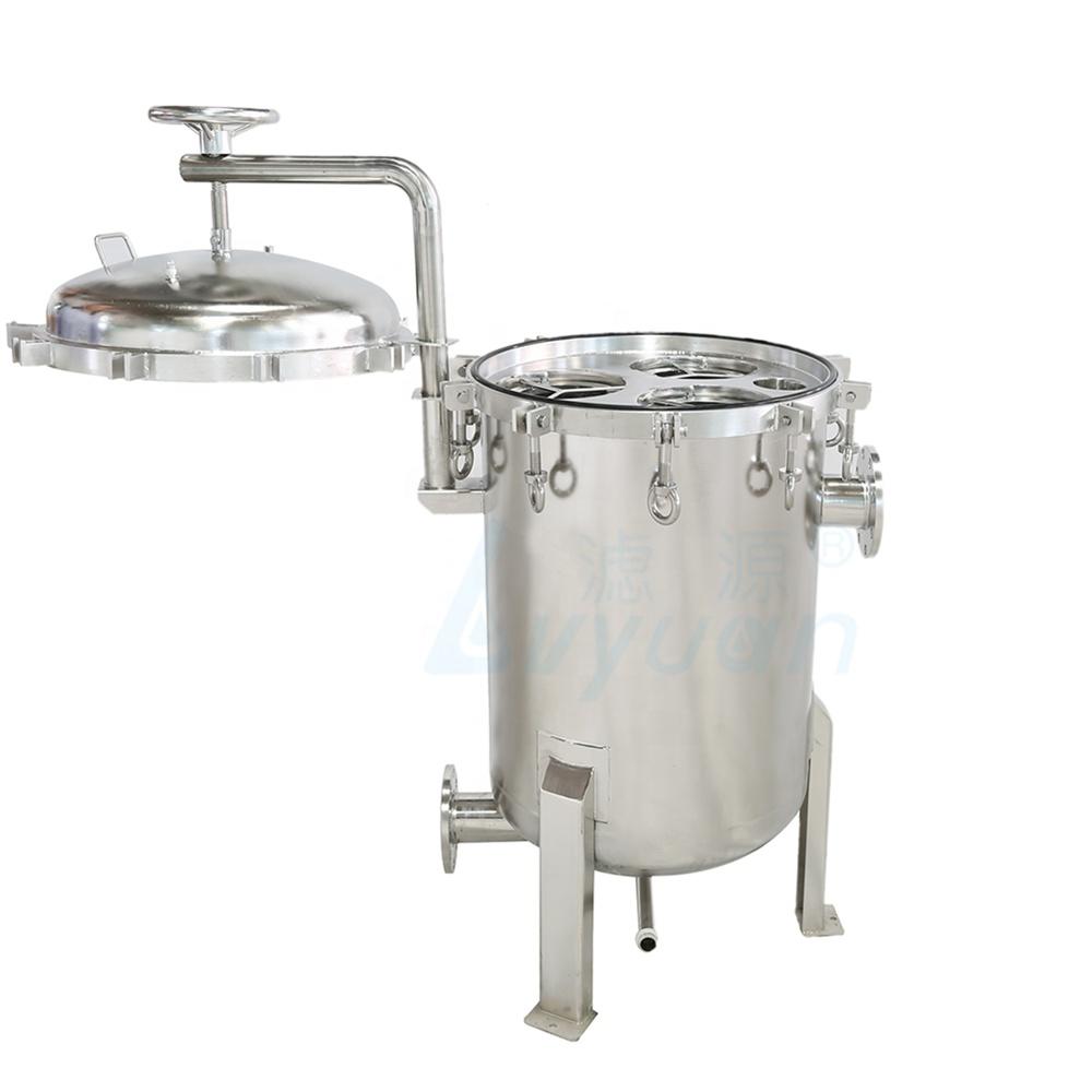 304 316 stainless steel multi bag filter housing for industrial water treatment